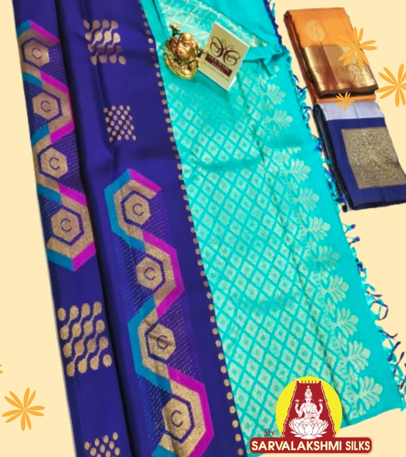 fancy Kanchipuram silk sarees new